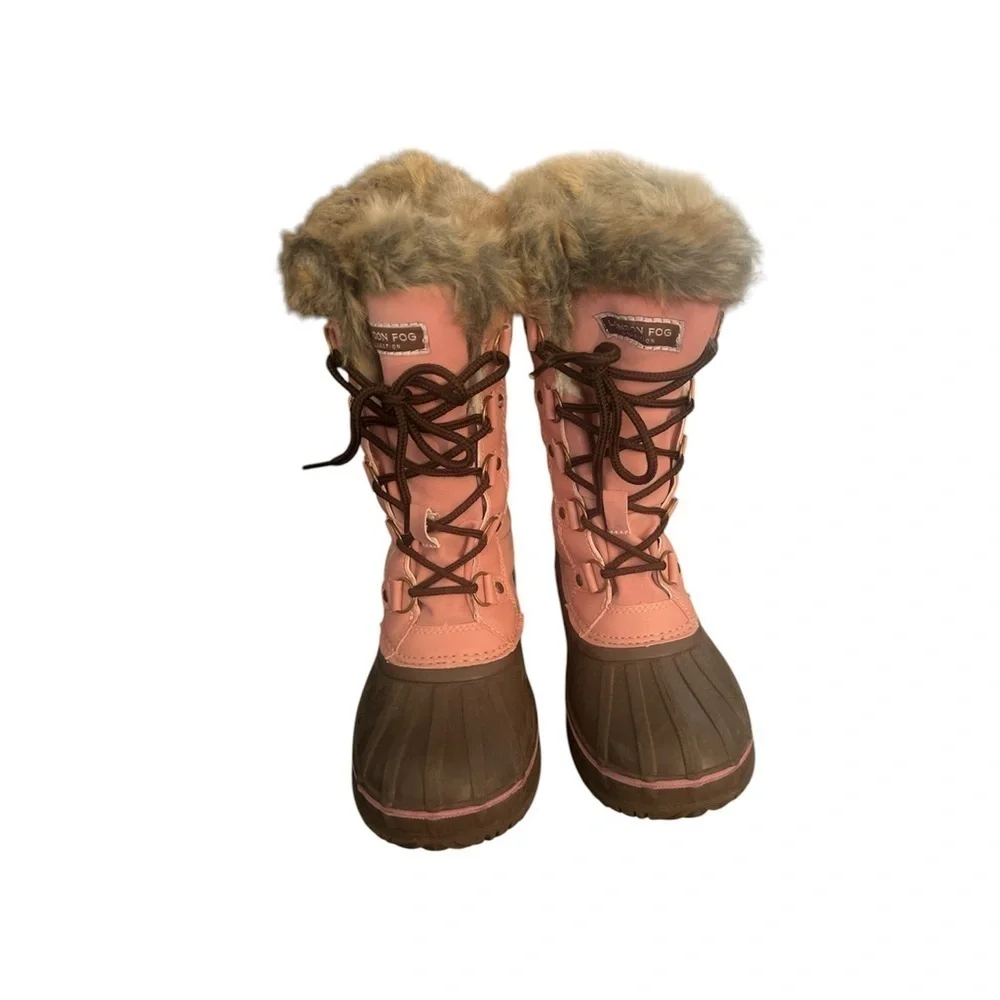 London Fog boots brown
